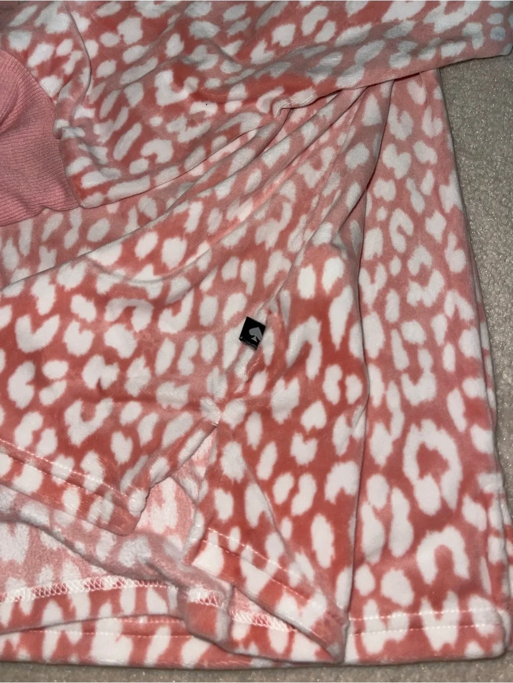 Kate Spade Pink Leopard-Print Pajama Jogger Set